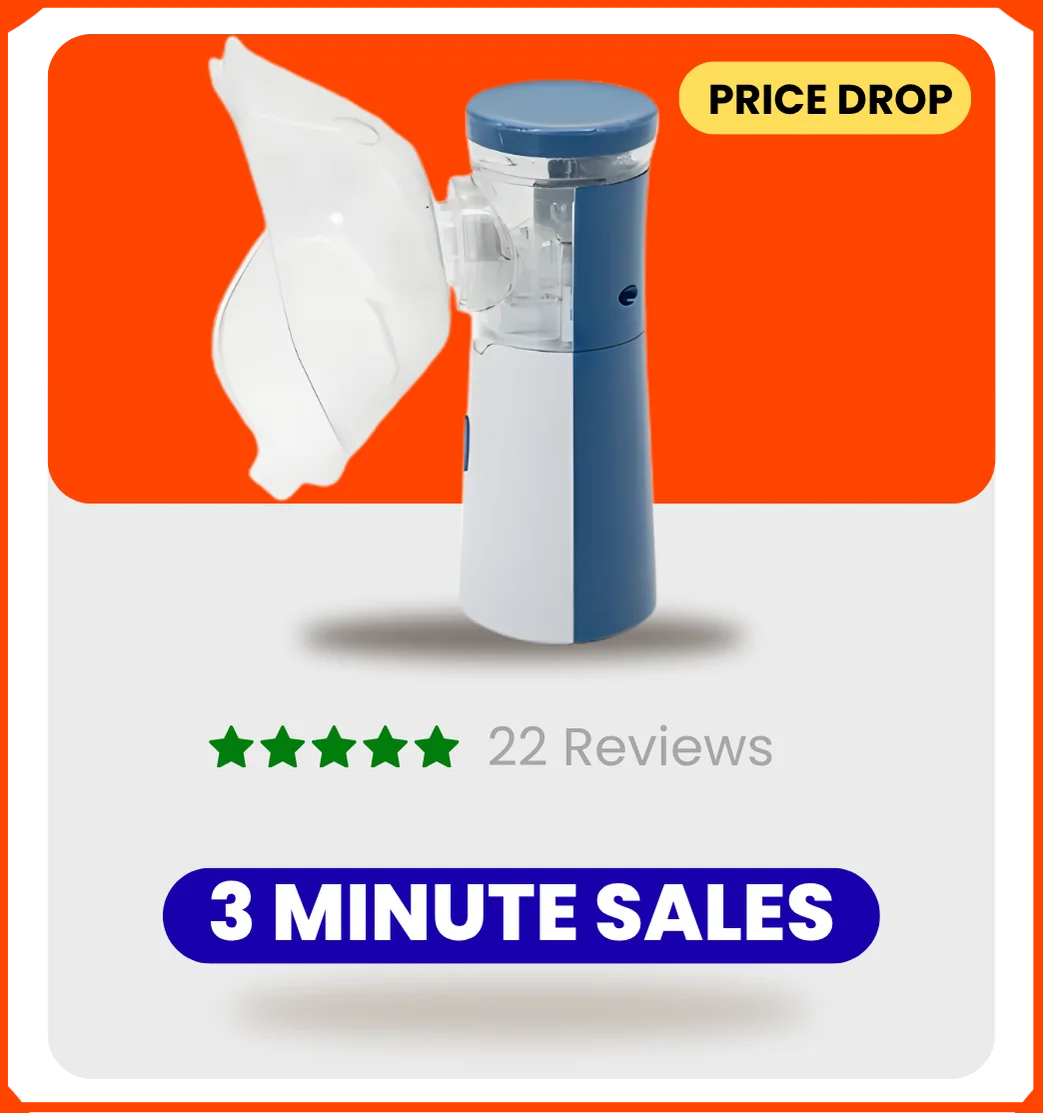 Alltec GK-W302 Mesh Nebulizer 3-in-1 Portable Inhaler – Ultrasonic Mist Nebulizer for Adults & Kids Alltec GK-W302 Mesh Nebulizer 3-in-1 Portable Inhaler – Ultrasonic Mist Nebulizer for Adults & Kids