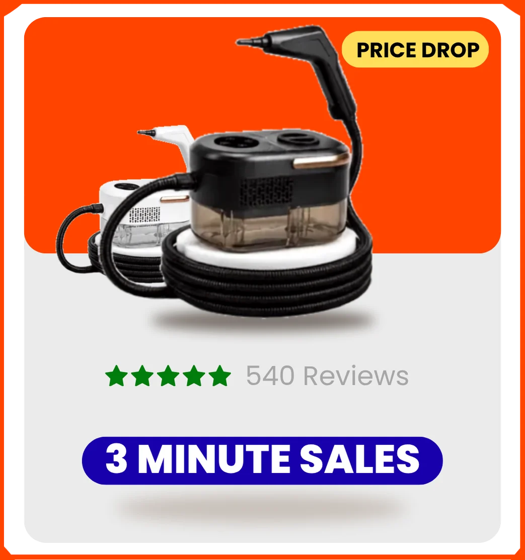 Alltec ML-333 Portable Steam Cleaner – Multi-Purpose High-Pressure Cleaning Machine With Accessories Alltec ML-333 Portable Steam Cleaner – Multi-Purpose High-Pressure Cleaning Machine With Accessories