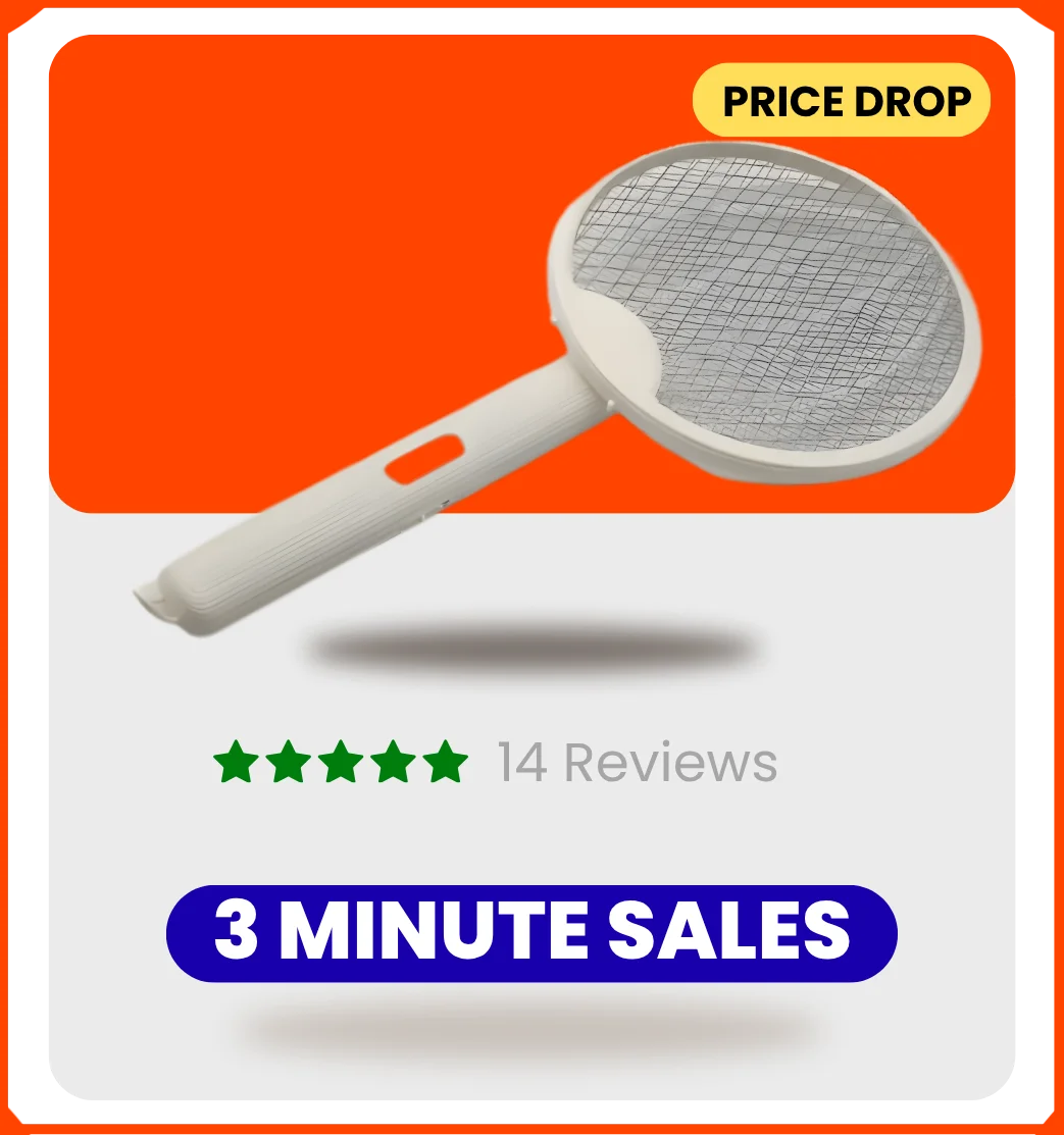 Generic Electric Mosquito Swatter – Rechargeable Insect & Fly Killer Bat Safe & Portable Generic Electric Mosquito Swatter – Rechargeable Insect & Fly Killer Bat Safe & Portable