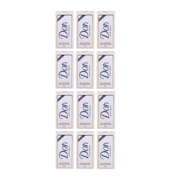 Don French Fragrance Roll On Perfume 6 ML 12 Pcs