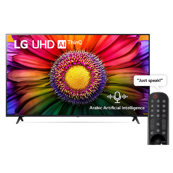 LG 4K 55 Inch Smart LED TV with Magic Remote 55UR80006LJ Black