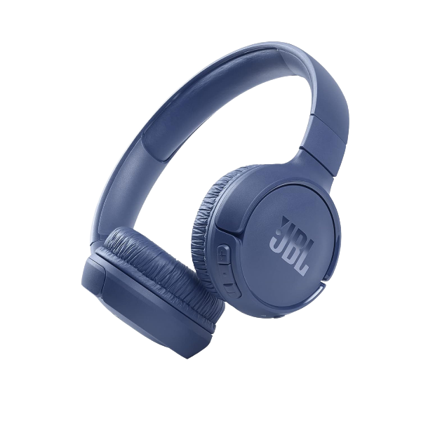 JBL Tune 510Bt Wireless On-Ear Headphones - Pure Bass - 40H Battery - Speed Charge - Fast Usb Type-C - Foldable JBL-T510BTBLU Blue