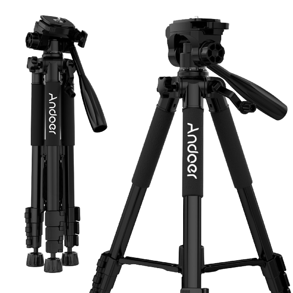 ANDOER Portable Camera Mount Tripod LU-D5616  Black