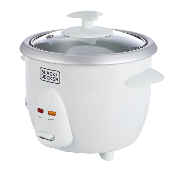 BLACK+DECKER Rice Cooker 0.6 L 350 W RC650-B5 RC650-B5 White