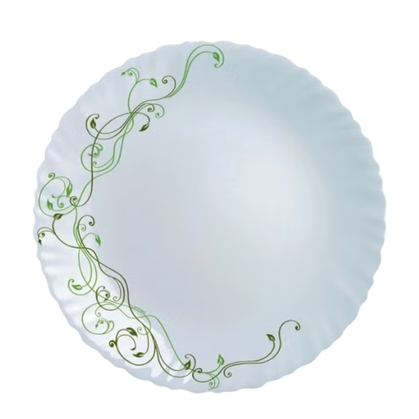 Luminarc Carissa Dessert Plate 6-Piece DH6988 White/Green