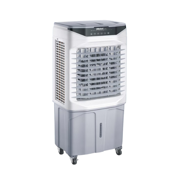 Nobel Portable Air Cooler 35L Tank, 3 Wind Speeds, 3 Modes With Remote Control - 35 L 180 W NAC500R Grey