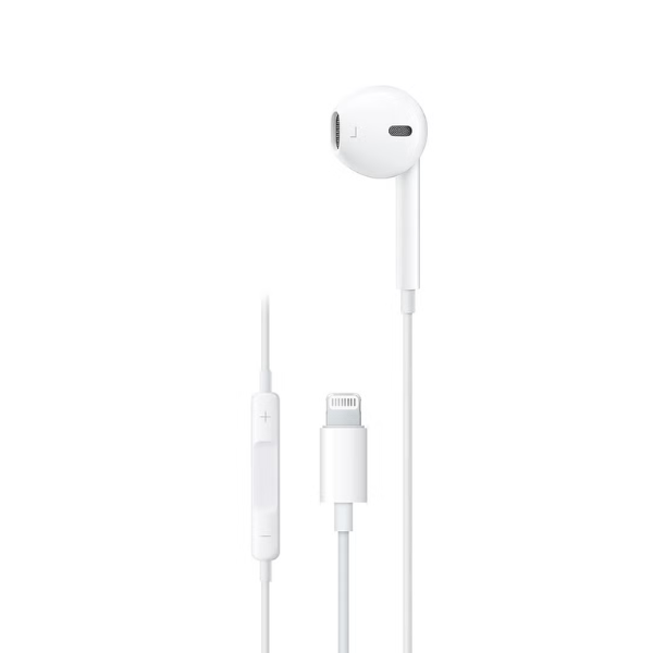 GREEN LION Mono Earphone with Lightning Connector & 1.2m Cable – White