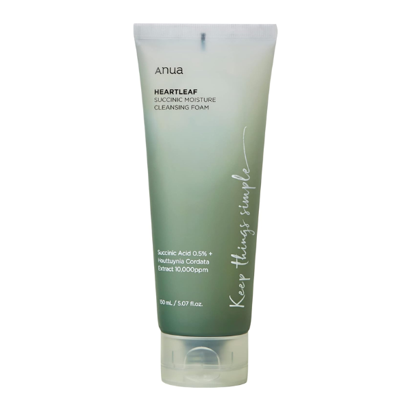 Anua Heartleaf Succinic Moisture Cleansing Foam 150ml