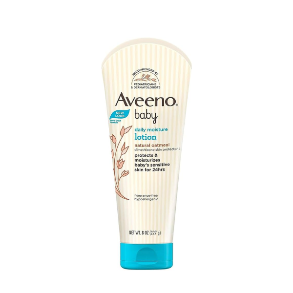 Aveeno Baby Daily Moisturising Lotion with Natural Colloidal Oatmeal for Delicate Skin Hypoallergenic &  227 g