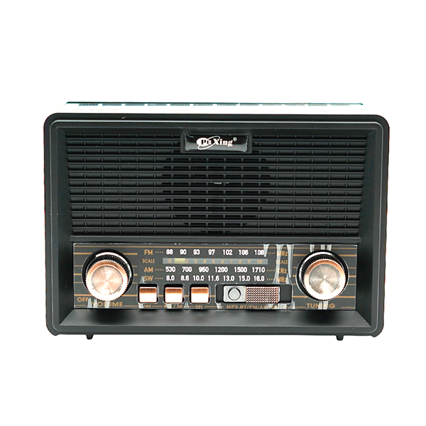 PuXing J10BTS Retro Radio – FM/AM/SW Bluetooth Speaker with USB, SD, and Rechargeable Battery