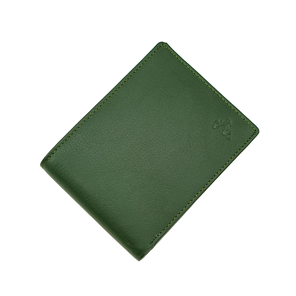 Caribou Leather Bifold Wallet with Removable Card Holder for Men – 612 Green
