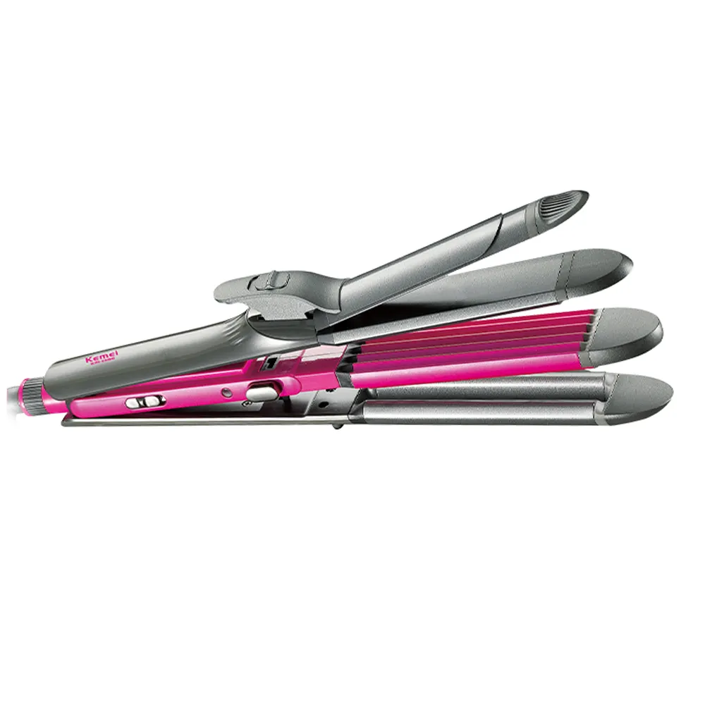Kemei Professional 4 In 1 Hair Curling Iron With Constant Temperature & Fast Heating KM-1396
