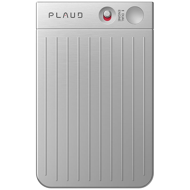 PLAUD NOTE AI Voice Recorder with Magnetic Case NB-100 Silver