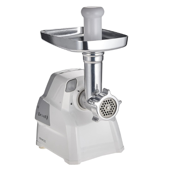 KENWOOD Food Meat Mincer, Grinder, Kebbe Maker, Sausage Maker 2100 W MGP40.000WH White