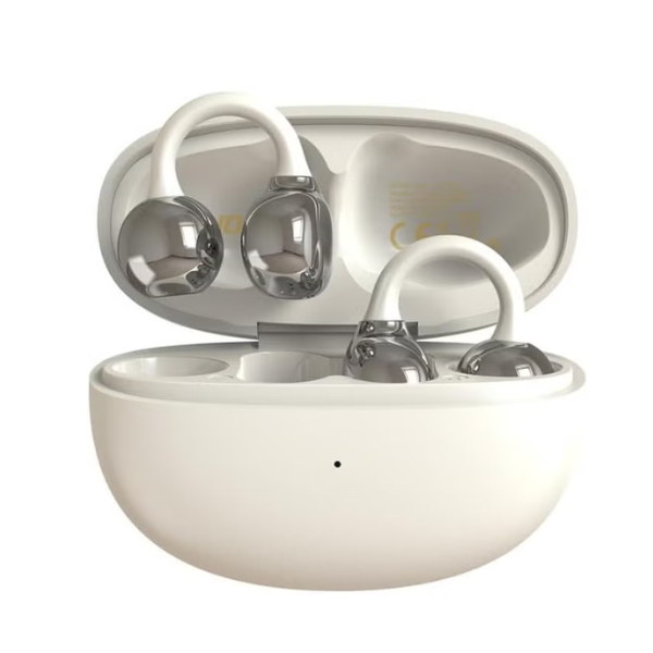 DUDAO  Open Ear Ring OWS Bluetooth 5.4 Clip-On Earphones 30H Battery White U20