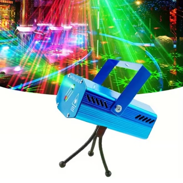 ALLTEC Mini LED Laser Projector Multi-Color Disco Stage Light with Tripod ALLTEC Mini LED Laser Projector Multi-Color Disco Stage Light with Tripod