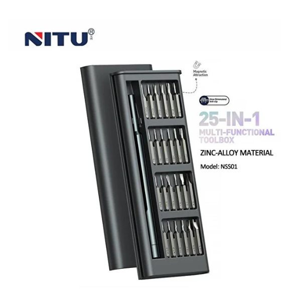 NITU 24 in 1 Precision Screwdriver Set Magnetic Repair Tool Kit