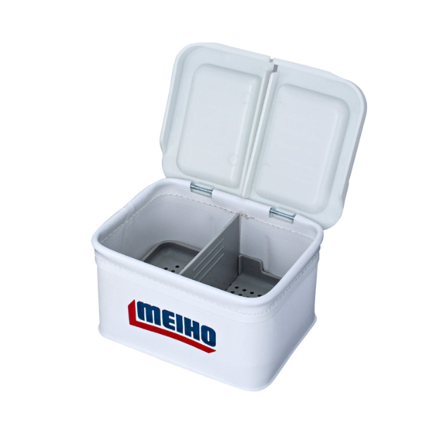 Meiho BM-L EVA Bait Box Large Portable Fishing Bait Storage Box with Belt Mount