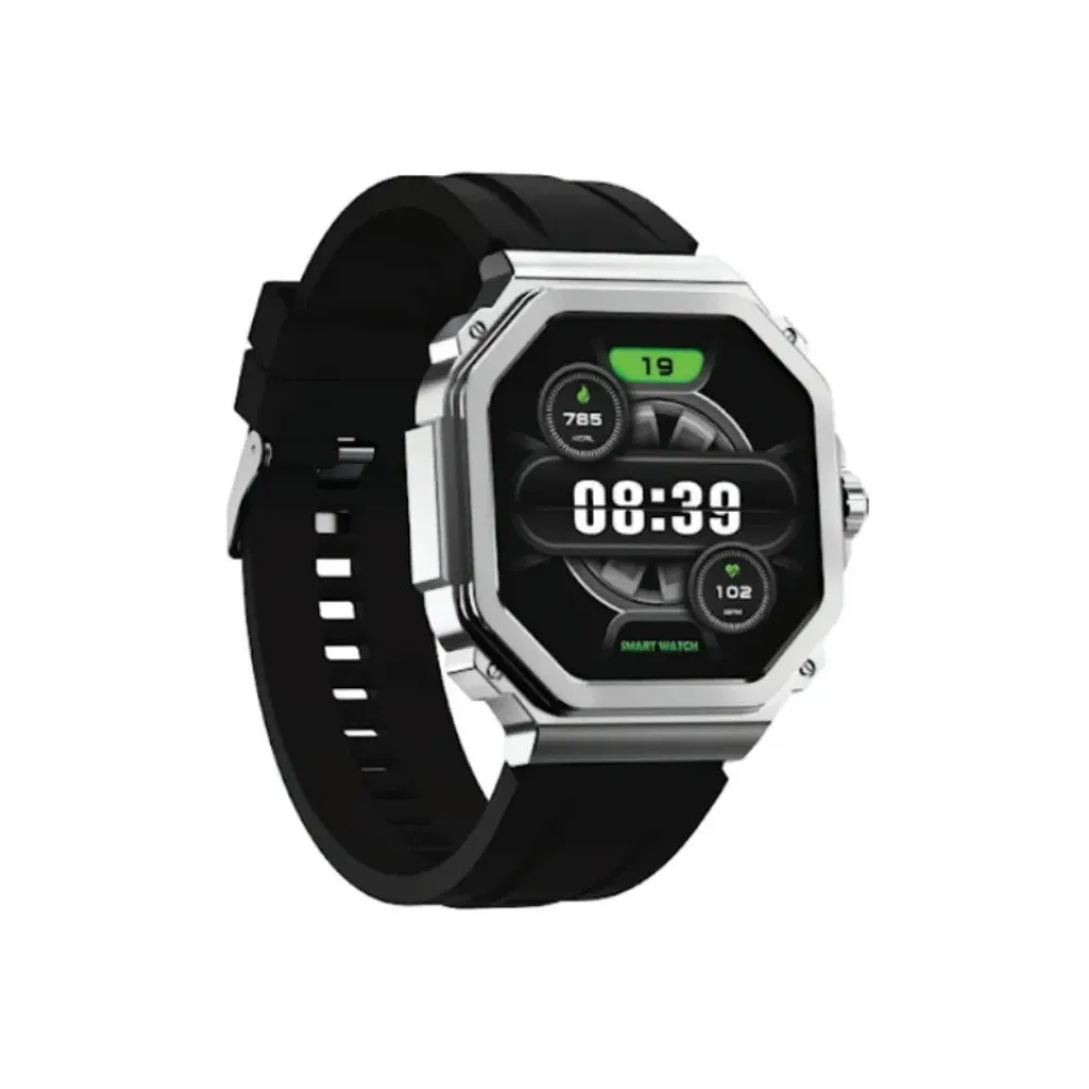 Porodo Fitpulse Pro Smart Watch with 1.43 Inch AMOLED Display, Bluetooth Calling, Magnetic Band and IP68 Water Resistance Silver PDLFST170SL Porodo Fitpulse Pro Smart Watch with 1.43 Inch AMOLED Display, Bluetooth Calling, Magnetic Band and IP68 Water Resistance Silver PDLFST170SL