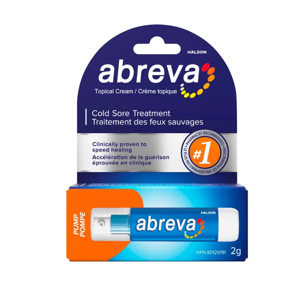 Abreva - Cold Sore Treatment Pump 2g
