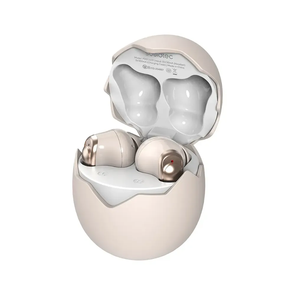 Porodo Soundtec Podshell Wireless Earbuds Bluetooth 5.4 Voice Assistant Type-C Charging Pink PDST2231PK Porodo Soundtec Podshell Wireless Earbuds Bluetooth 5.4 Voice Assistant Type-C Charging Pink PDST2231PK