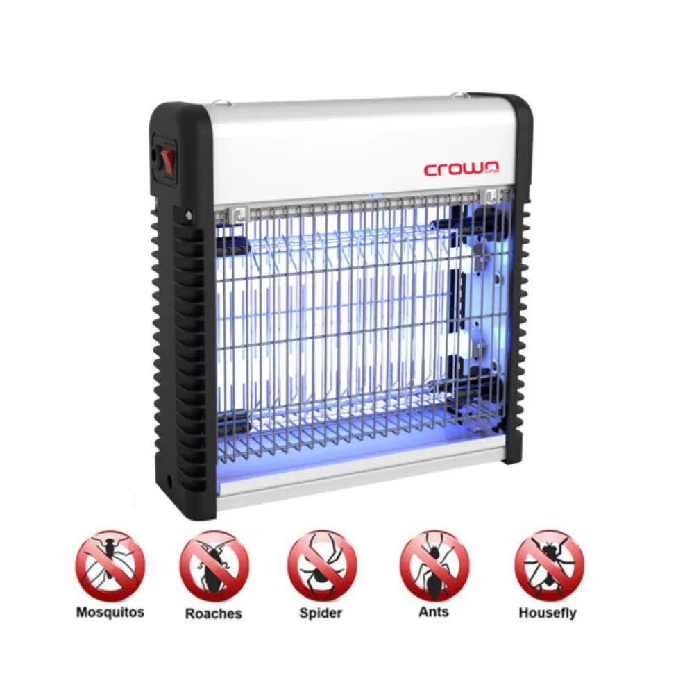 Crownline Electric Insect Killer 14W UV Bug Zapper Easy Hanging Indoor Black IK-280