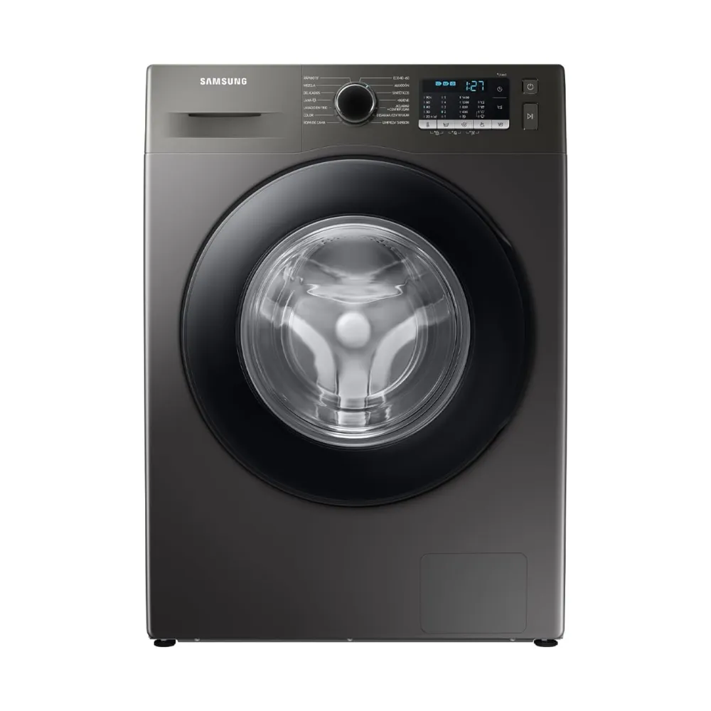 Samsung 8Kg Front Load Washing Machine with EcoBubble, Hygiene Steam, Digital Inverter Technology, 1400 RPM, Drum Clean, Bubble Soak, StayClean Drawer, UAE Version WW80TA046AX Samsung 8Kg Front Load Washing Machine with EcoBubble, Hygiene Steam, Digital Inverter Technology, 1400 RPM, Drum Clean, Bubble Soak, StayClean Drawer, UAE Version WW80TA046AX