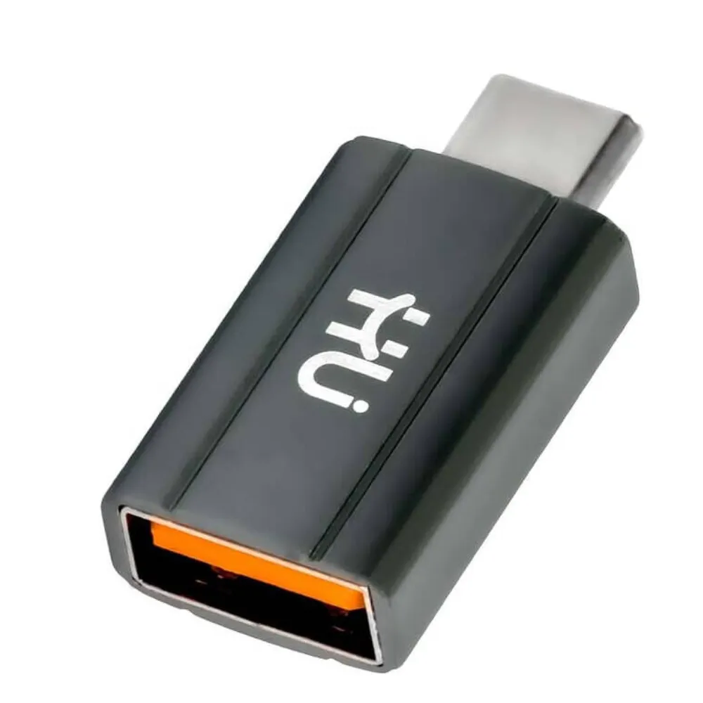 Hui Magnetic USB-C Male to Female Adapter Fast Transmission Type-C Extension Converter Charging Data Sync OTG Function for Smartphones Tablets and Laptops Black HAC-1010