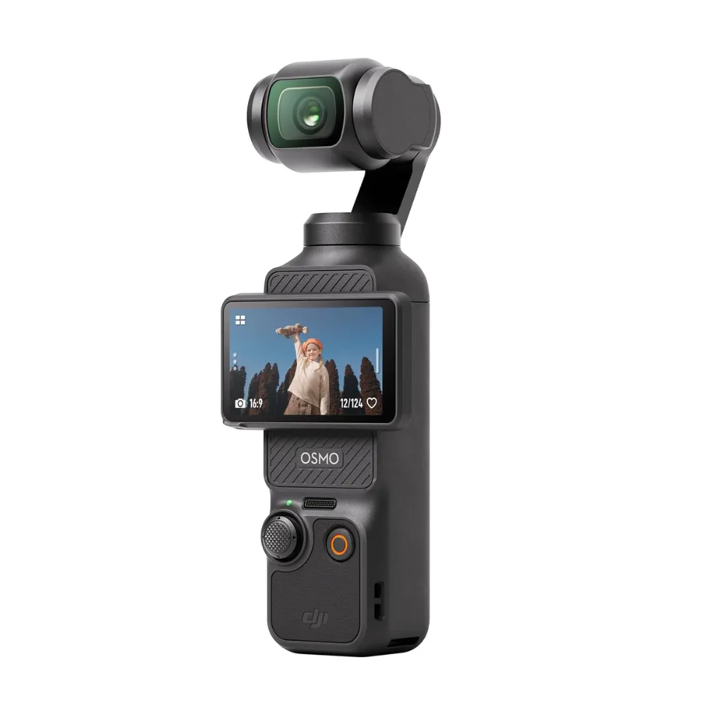 DJI Osmo Pocket 3 Compact Action Camera 1-Inch CMOS 4K 120fps 3-Axis Mechanical Gimbal 2-Inch Rotatable Touchscreen ActiveTrack 6.0 D-Log M 10-Bit Black Dji osmo pocket 3 standard