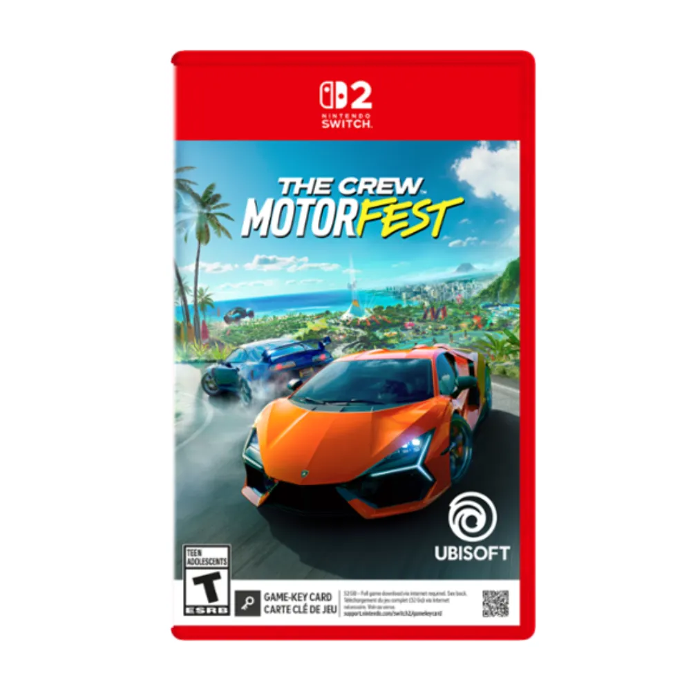 Ubisoft The Crew Motorfest Nintendo Switch 2 Racing Game Open World Driving Adventure Car Collection Customization Street Racing Off-Road Racing Physical Edition Teen 13+