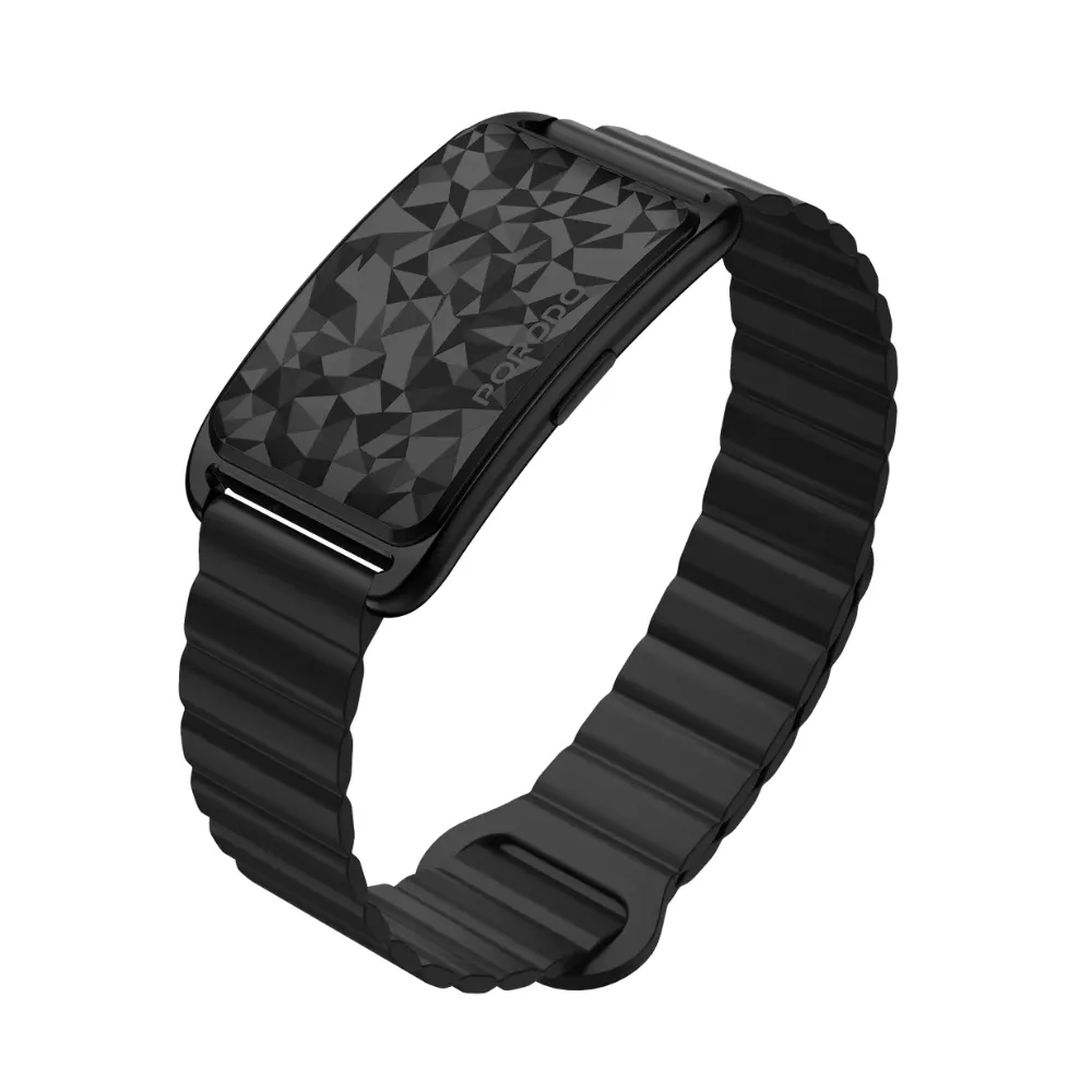 Porodo TrackFit Arc Smart Fitness Tracker Magnetic Strap Heart Rate and SpO2 Monitoring Sleep Tracking Black PDSFTTH01BK Porodo TrackFit Arc Smart Fitness Tracker Magnetic Strap Heart Rate and SpO2 Monitoring Sleep Tracking Black PDSFTTH01BK