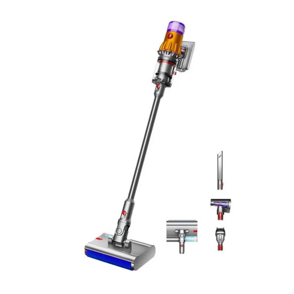 Dyson V12s Detect Slim Submarine Cordless Wet and Dry Vacuum Cleaner 150AW Suction Submarine Wet Roller Fluffy Optic Cleaner Head 60-Minute Runtime Yellow Nickel V12s Dyson V12s Detect Slim Submarine Cordless Wet and Dry Vacuum Cleaner 150AW Suction Submarine Wet Roller Fluffy Optic Cleaner Head 60-Minute Runtime Yellow Nickel V12s