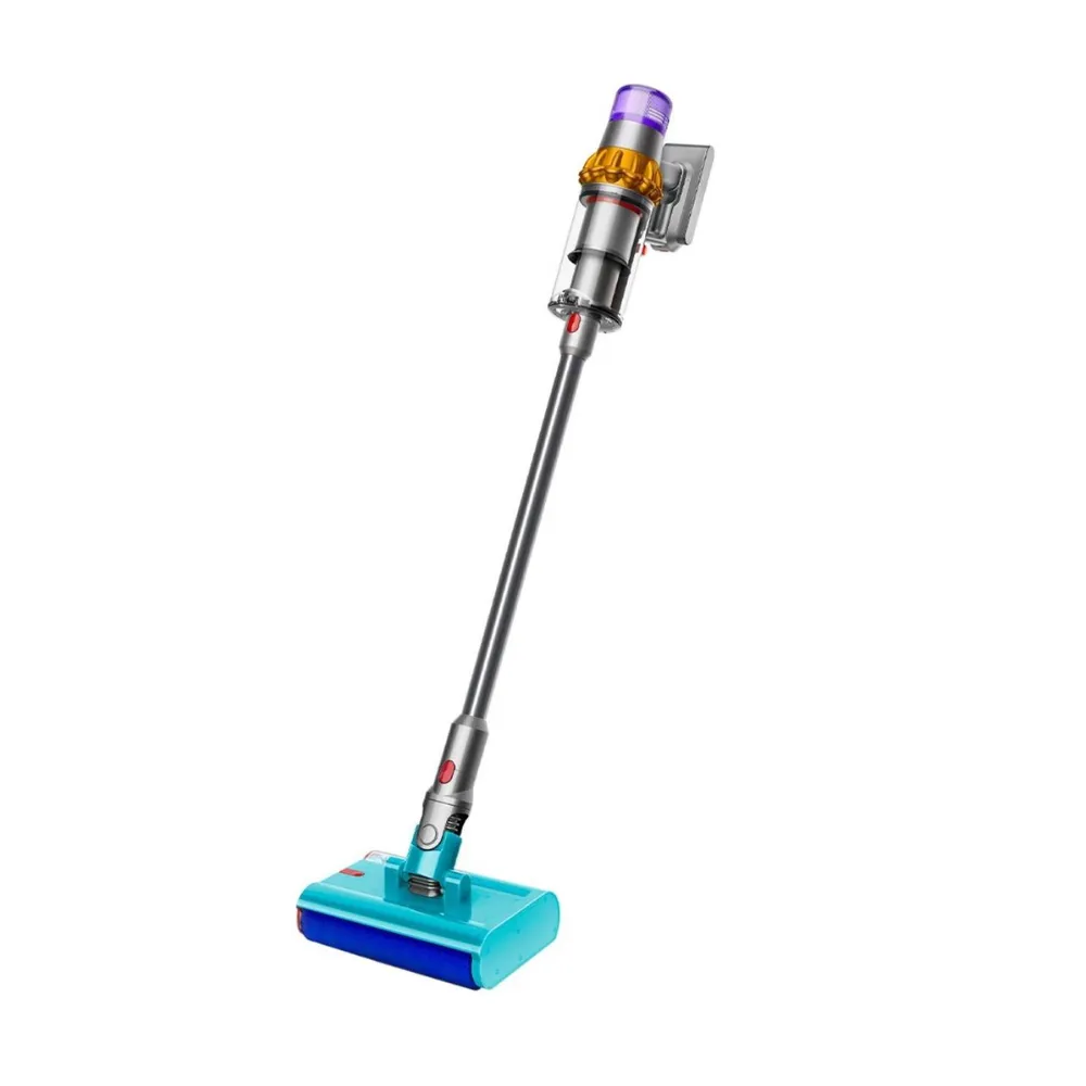 Dyson V15s Detect Submarine Cordless Wet and Dry Vacuum Cleaner 240AW Suction Submarine Wet Roller Fluffy Optic and Digital Motorbar Heads 60-Minute Runtime Yellow Nickel V15s Dyson V15s Detect Submarine Cordless Wet and Dry Vacuum Cleaner 240AW Suction Submarine Wet Roller Fluffy Optic and Digital Motorbar Heads 60-Minute Runtime Yellow Nickel V15s