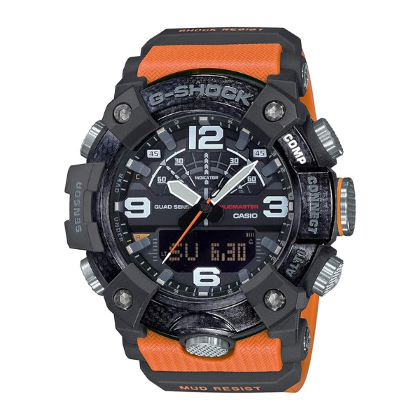 Casio Analog-Digital Black Dial Men's Watch - GG-B100-1A9DR (G974) Orange