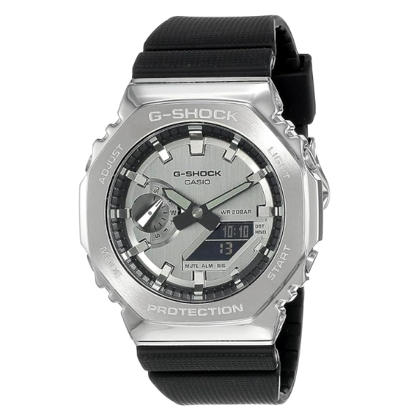 Casio G-Shock Analog-Digital World Time Watch GM-2100-1ADR Black