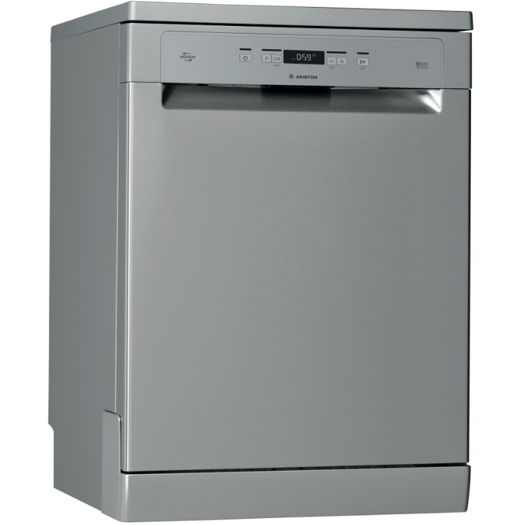 Ariston Dishwasher: Full size, 7 Programs, 14 Persons, Inverter Motor INOX COLOR LFC 3C33 WF X silver