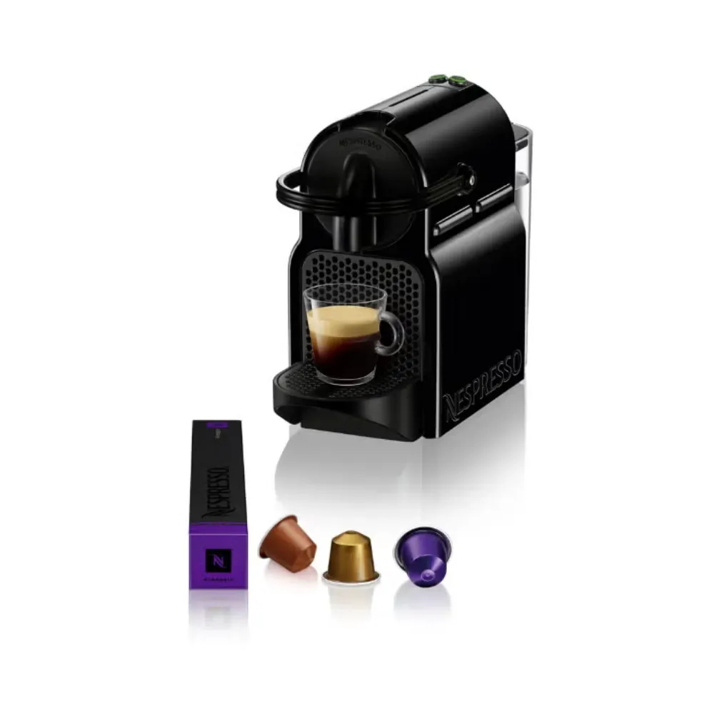 Nespresso Inissia EN80.B Capsule Coffee Machine 0.7L Water Tank 1260W Power 19 Bar Pressure Espresso and Lungo Black EN80.B Nespresso Inissia EN80.B Capsule Coffee Machine 0.7L Water Tank 1260W Power 19 Bar Pressure Espresso and Lungo Black EN80.B