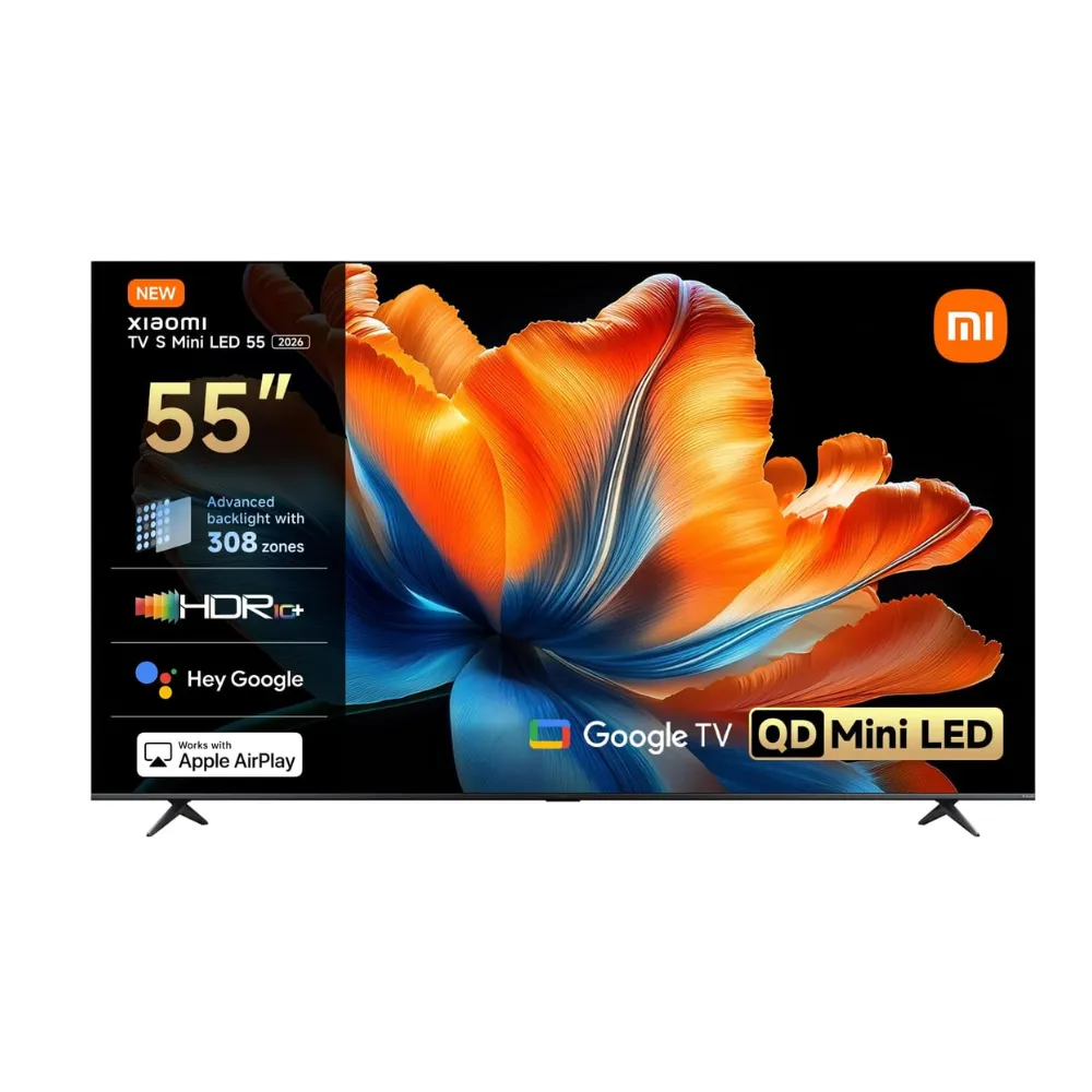 Xiaomi TV S 55-Inch QD-Mini LED 4K UHD Smart Google TV 60Hz 120Hz Game Boost HDR10+ Dolby Audio 1200 Nits Wi-Fi Bluetooth Black Xiaomi TV S Mini LED Xiaomi TV S 55-Inch QD-Mini LED 4K UHD Smart Google TV 60Hz 120Hz Game Boost HDR10+ Dolby Audio 1200 Nits Wi-Fi Bluetooth Black Xiaomi TV S Mini LED