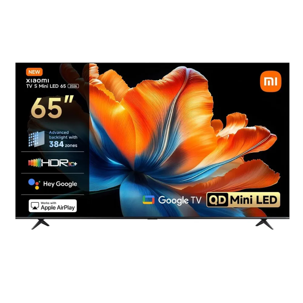 Xiaomi TV S Mini LED 65-Inch 4K UHD QLED Smart Google TV 60Hz 120Hz Game Boost HDR10+ 1200 Nits MEMC Dolby Audio AirPlay 2 Black Xiaomi TV S Mini LED Xiaomi TV S Mini LED 65-Inch 4K UHD QLED Smart Google TV 60Hz 120Hz Game Boost HDR10+ 1200 Nits MEMC Dolby Audio AirPlay 2 Black Xiaomi TV S Mini LED