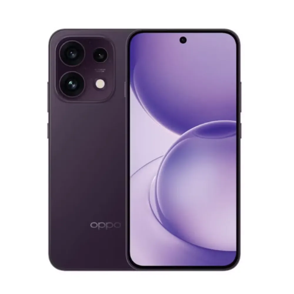 OPPO Reno16 F 5G Smartphone 256GB Storage 8GB RAM 6.57-Inch 120Hz FHD+ AMOLED Display Dimensity 7300 50MP Triple Camera 50MP Ultra-Wide Selfie Camera 7000mAh Battery 80W SUPERVOOC IP69K Dual SIM Middle East Version Twilight Violet Reno 16F