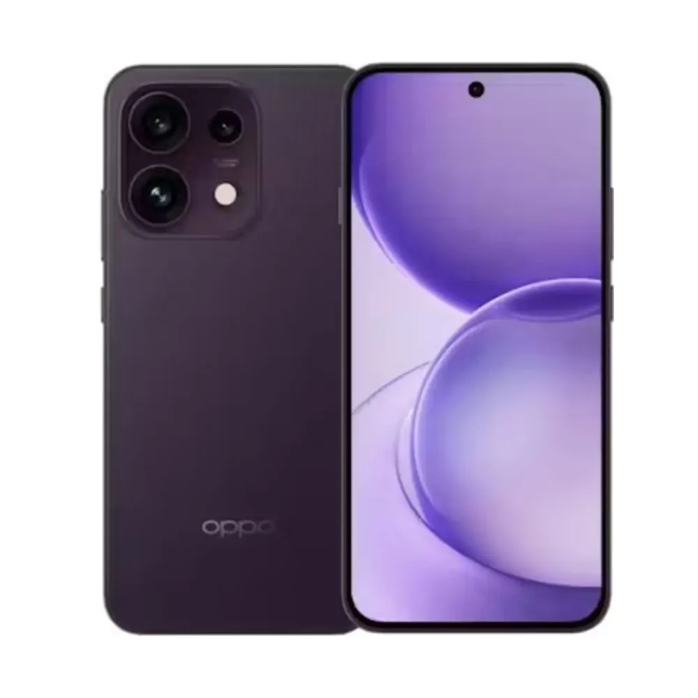 OPPO Reno16 F 5G Smartphone 256GB Storage 12GB RAM 6.57-Inch 120Hz FHD+ AMOLED Display Dimensity 7300-Energy 50MP Triple OIS Camera 50MP Selfie Camera 7000mAh Battery 80W SUPERVOOC IP69K Dual SIM Middle East Version Twilight Violet Reno 16F
