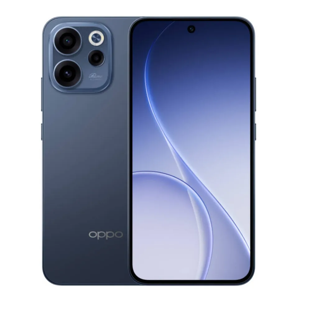 OPPO Reno15 F 5G Smartphone 512GB Storage 12GB RAM 6.57-Inch 120Hz FHD+ AMOLED Display Snapdragon 6 Gen 1 50MP AI Triple Camera 50MP Selfie Camera 7000mAh Battery 80W SUPERVOOC Android 16 Dual SIM Middle East Version Twilight Blue Reno 15F