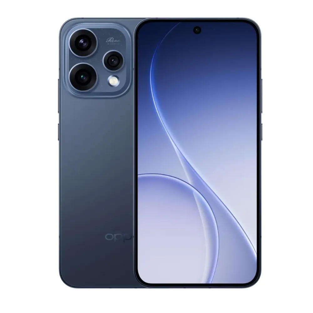 OPPO Reno15 5G Smartphone 512GB Storage 12GB RAM 6.59-Inch FHD+ AMOLED Display Snapdragon 7 Gen 4 50MP Triple Rear Camera 50MP Selfie Camera 6500mAh Battery Dual SIM Middle East Version Twilight Blue Reno 15
