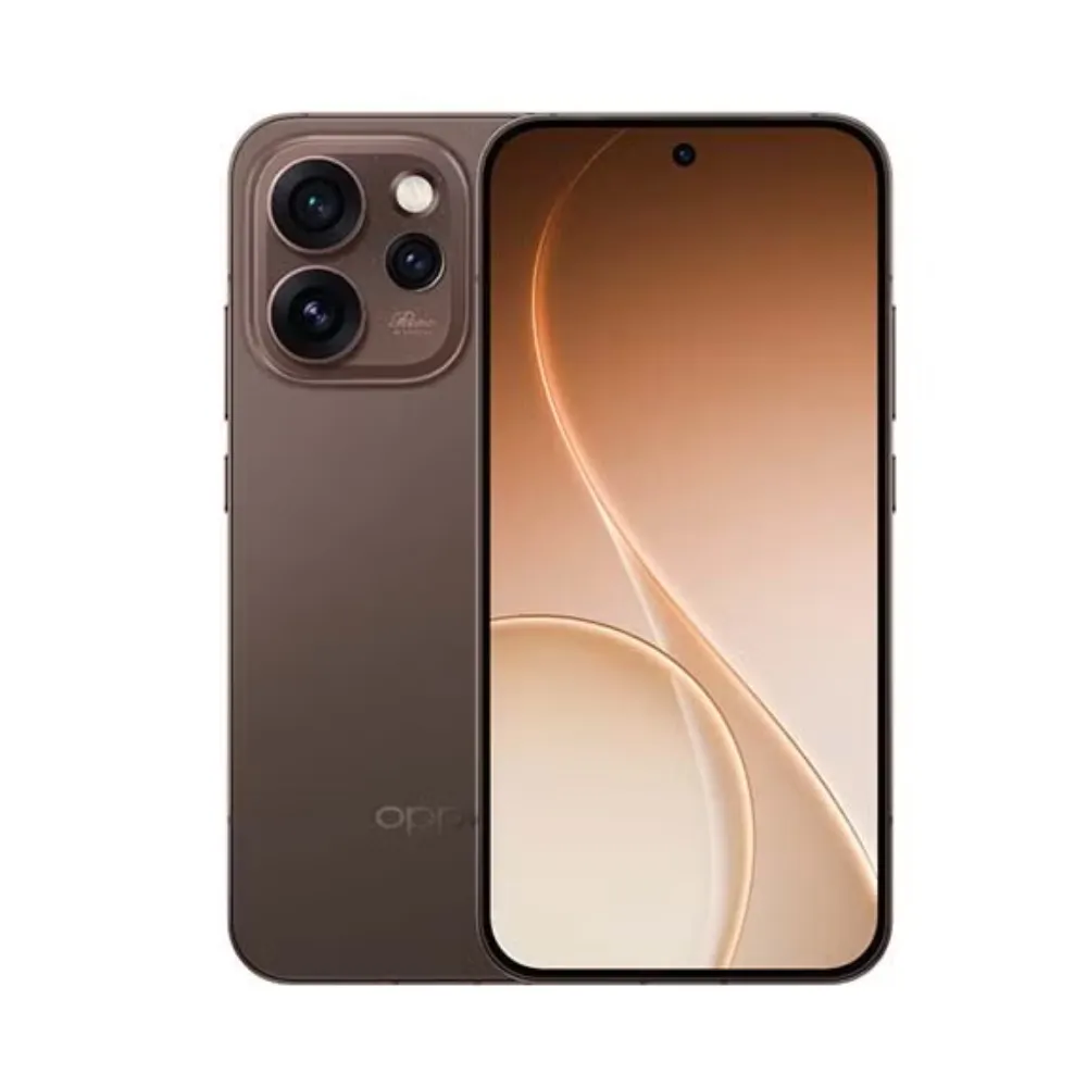OPPO Reno15 Pro 5G Smartphone 512GB Storage 12GB RAM 6.32-Inch AMOLED Display Dimensity 8450 200MP Triple Rear Camera 50MP Selfie Camera 6200mAh Battery 80W SUPERVOOC IP69 Dual SIM Middle East Version Dusk Brown Reno 15 Pro
