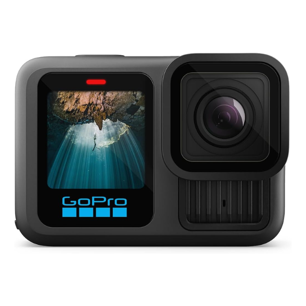 GoPro Hero13 - Waterproof Action Camera With 5.3K60 Video, 27MP Photo + Compatability With HB-Series Lenses CHDHX-131-RW Black
