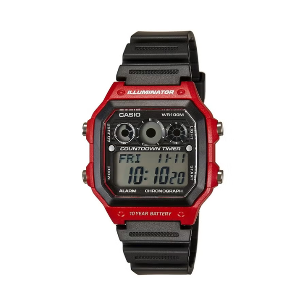 CASIO Boys Youth Series Quartz Digital Watch AE-1300WH-4AVDF - 45 mm - Black