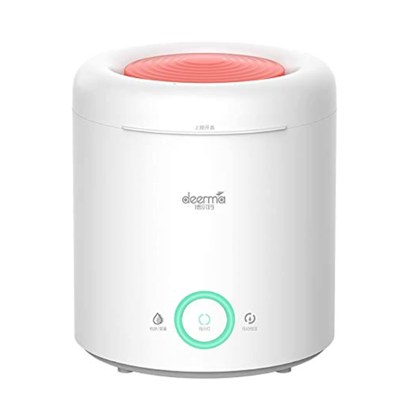 Deerma F301 Portable Humidifier (2.5L) with Corrosion Resistant PP Material 360 Rotating Smart Humidifier White