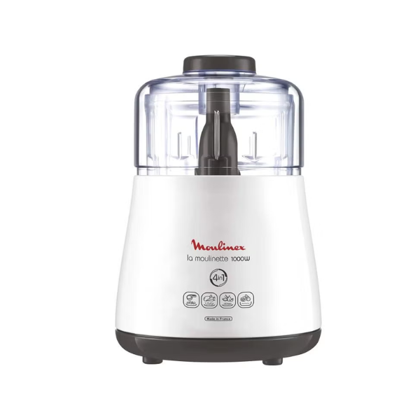Moulinex Electric Chopper 300.0 ml 1000.0 W DPA144 White/Clear Moulinex Electric Chopper 300.0 ml 1000.0 W DPA144 White/Clear