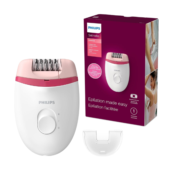 Philips Satinelle Essential Compact Hair Removal Epilator, BRE235/04