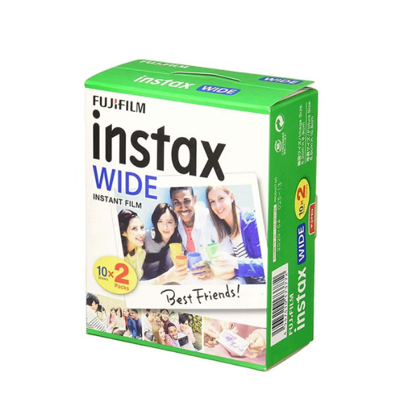 FUJIFILM Pack Of 20 Sheet Instax Wide Instant Film 10.6x8.4cm White FUJIFILM Pack Of 20 Sheet Instax Wide Instant Film 10.6x8.4cm White